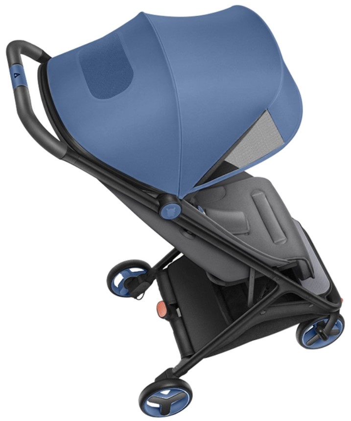 Картинка Коляска прогулочная Xiaomi MITU Folding Stroller Blue Картинка Коляска прогулочная Xiaomi MITU Folding Stroller Blue