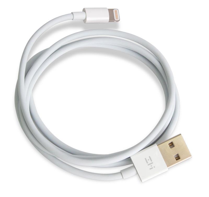 Фото Кабель USB-Lightning ZMI AL813 White 1.0 m Фото Кабель USB-Lightning ZMI AL813 White 1.0 m