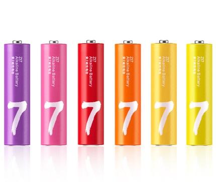 Картинка Батарейки ZMI Rainbow AAA batteries 24 шт Картинка Батарейки ZMI Rainbow AAA batteries 24 шт