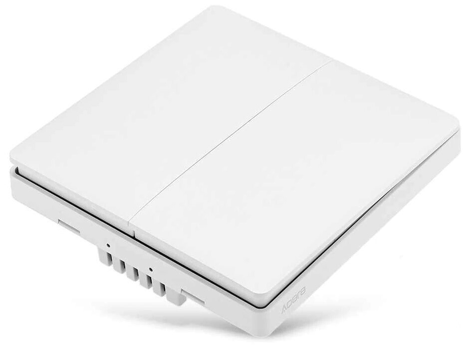 Картинка Беспроводной выключатель двойной Aqara Wireless Remote Switch (WXKG02LM) Картинка Беспроводной выключатель двойной Aqara Wireless Remote Switch (WXKG02LM)