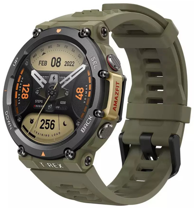 Фотография Умные часы Xiaomi Amazfit T-Rex 2 Green (A2170) Фотография Умные часы Xiaomi Amazfit T-Rex 2 Green (A2170)
