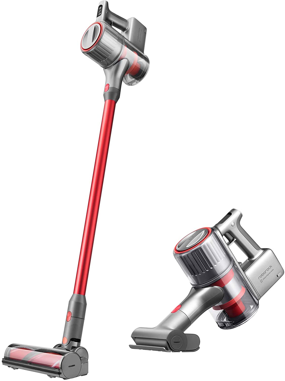 Фотография Пылесос Xiaomi Roborock Mace H6 Silver-Red Фотография Пылесос Xiaomi Roborock Mace H6 Silver-Red