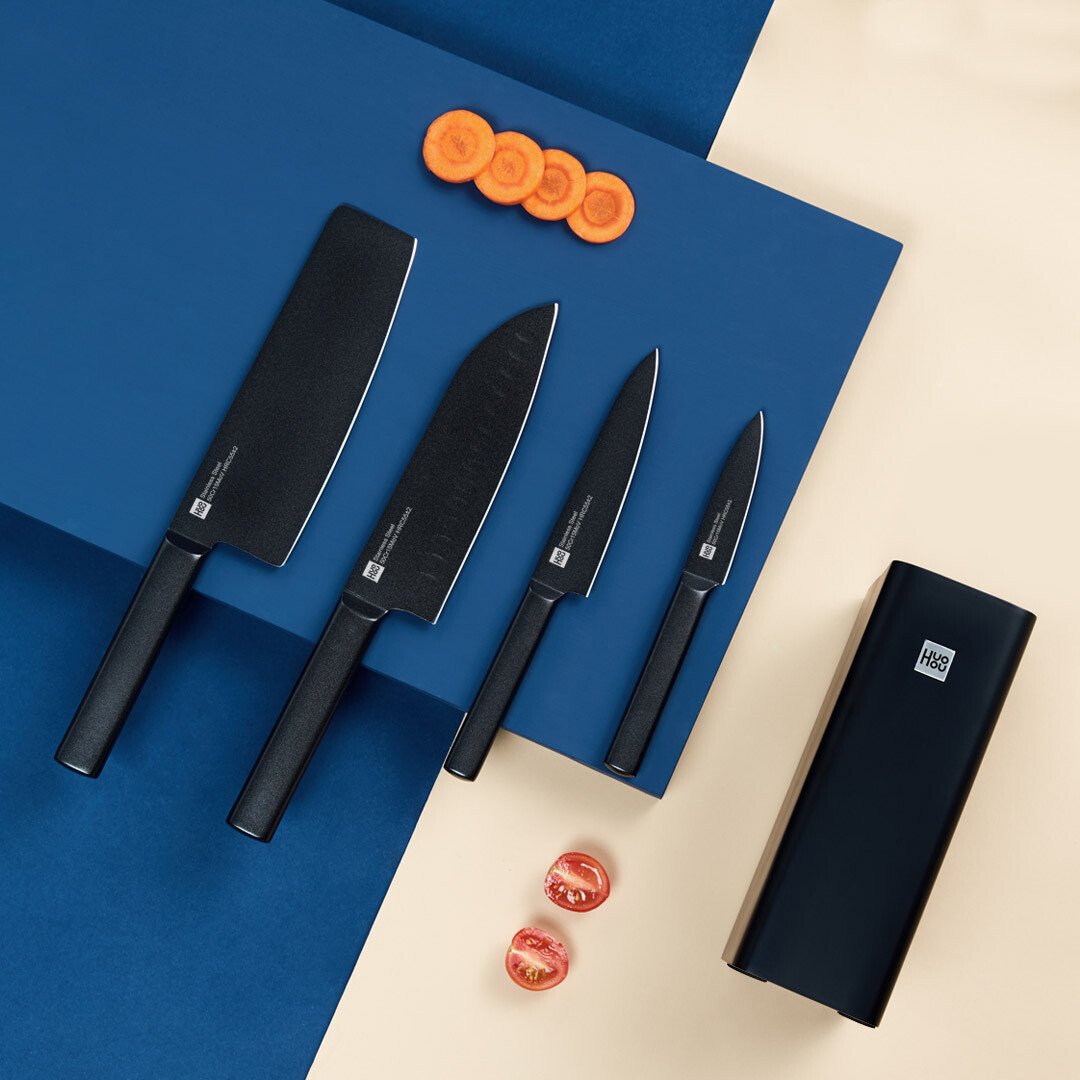 Набор ножей Xiaomi Huo Hou Fire Waiting Steel Knife 5 pcs. (HU0076) Казахстан Набор ножей Xiaomi Huo Hou Fire Waiting Steel Knife 5 pcs. (HU0076) Казахстан