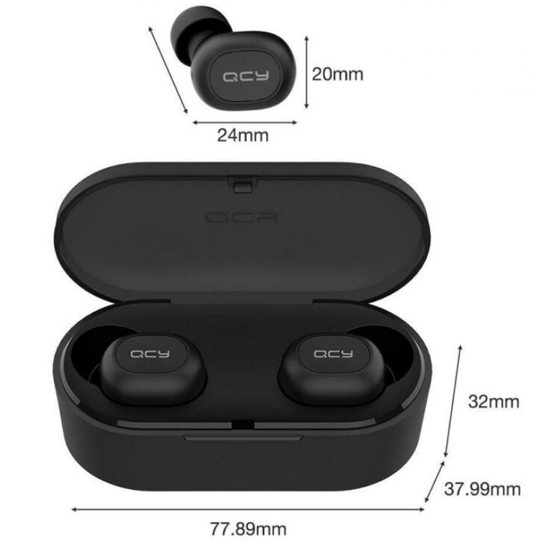 Наушники Xiaomi QCY T2S Black Казахстан Наушники Xiaomi QCY T2S Black Казахстан