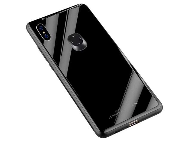 Фото Чехол Yotrix GlassCase для Xiaomi Redmi 6 pro (черный, гелевый/стеклянный) Фото Чехол Yotrix GlassCase для Xiaomi Redmi 6 pro (черный, гелевый/стеклянный)