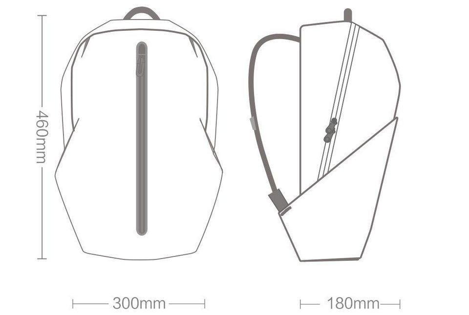 Картинка Рюкзак Xiaomi All Weather Functional Backpack Black Картинка Рюкзак Xiaomi All Weather Functional Backpack Black