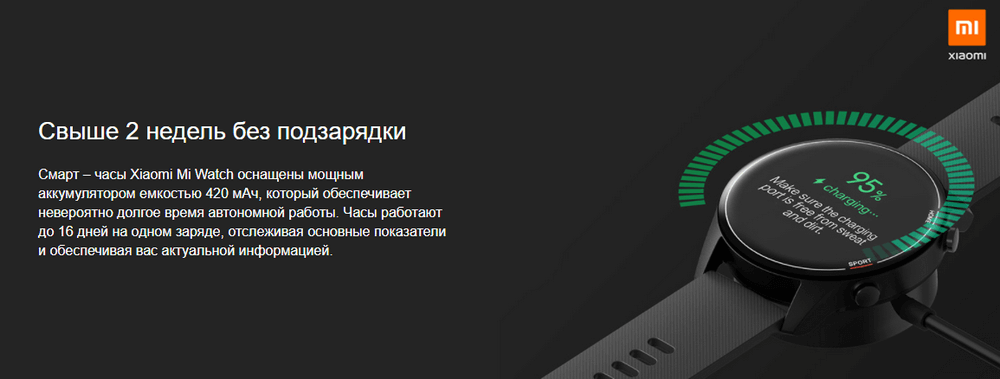 Умные часы Xiaomi Mi Watch