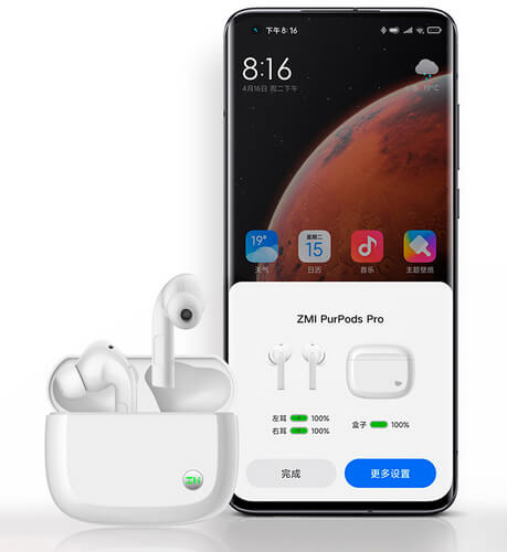 Наушники Xiaomi ZMI PurPods Pro TW100