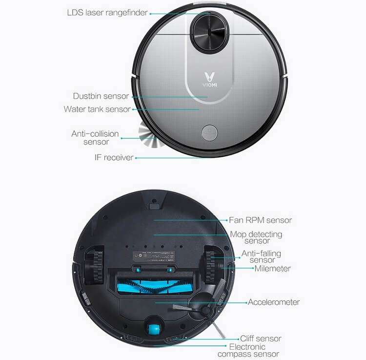 Робот-пылесос Xiaomi Viomi V2 Pro Vacuum Cleaner