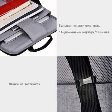 Карман для ноутбука 14 дюймов в рюкзаке Ninetygo Outdoor Leisure и лямки на застежках