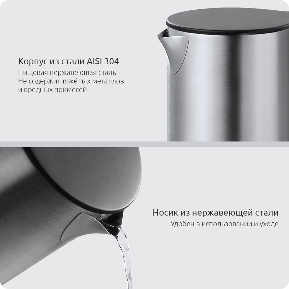 Электрочайник Viomi Kettle Silver