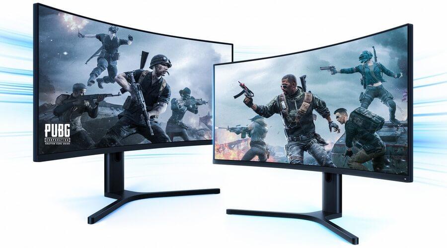 Два монитора Mi Gaming Monitor 34 Curved