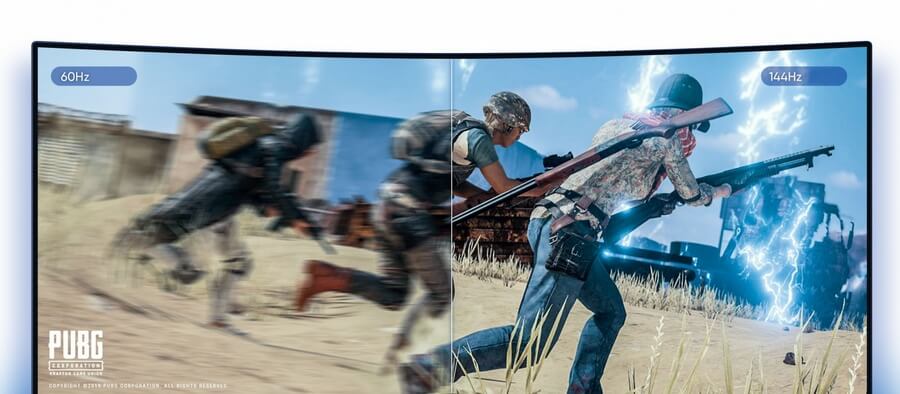 Частота обновления у Mi Gaming Monitor 34 Curved 144 Гц