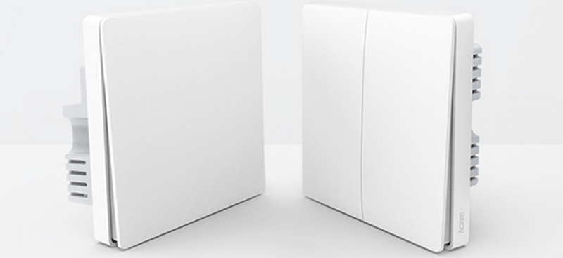Выключатель одноклавишный Aqara Wall Switch (QBKG04LM)