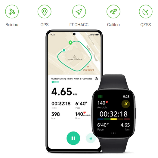 Умные часы Xiaomi Redmi Watch 3