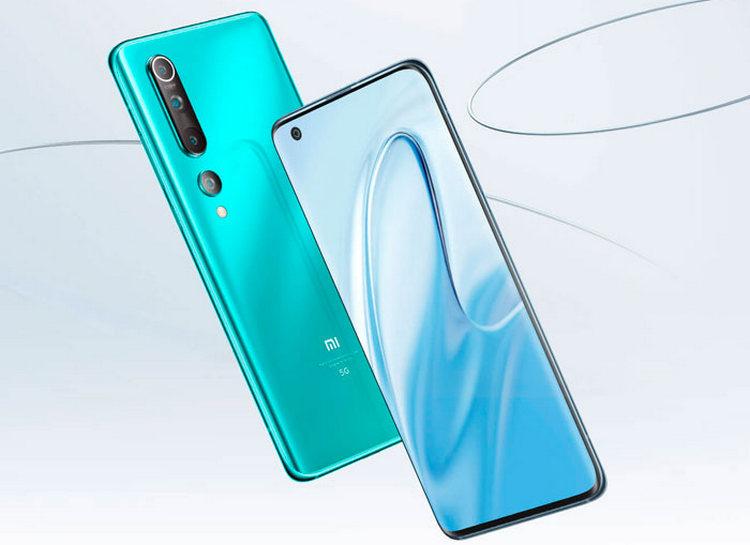 Mi 10 имеет изогнутый AMOLED дисплей
