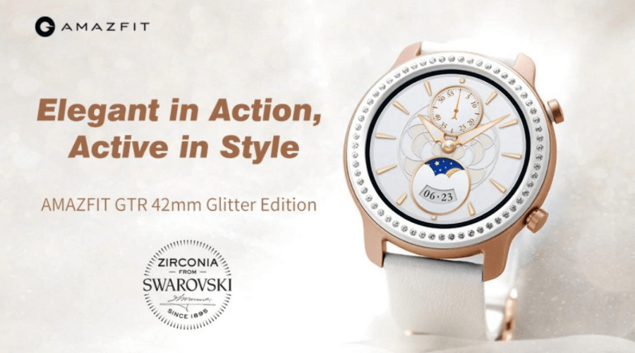 Умные часы Xiaomi Amazfit GTR 42mm White Glitter Edition