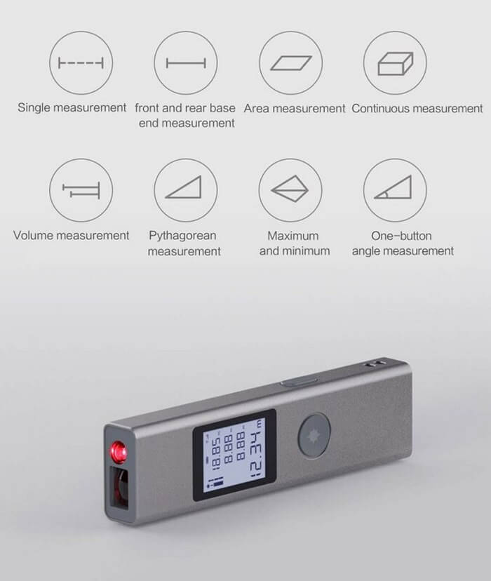 Лазерный дальномер Xiaomi Duka LS-P Laser Range Finder 40M