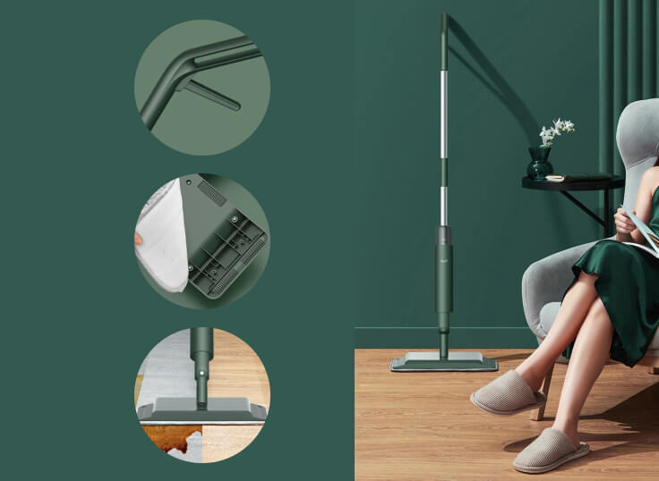 Швабра-полотер Xiaomi Deerma Spray Mop TB880