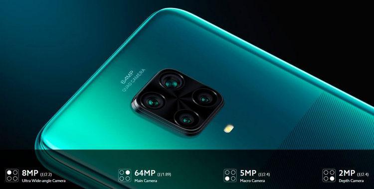 Основная камера Redmi Note 9 Pro состоит из четырех модулей
