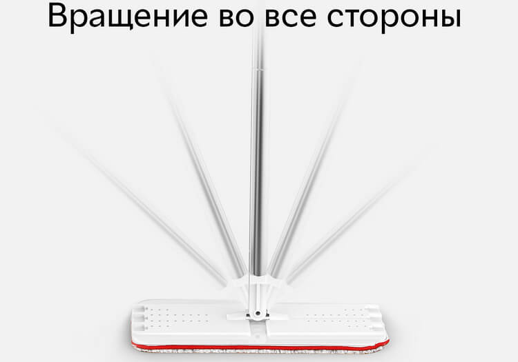 Шток Yijie Squeeze Mop Set YD-05 вращается во все стороны