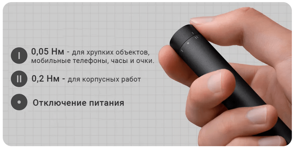 Умная отвертка Xiaomi Electric Precision Screwdriver (MJDDLSD003QW)