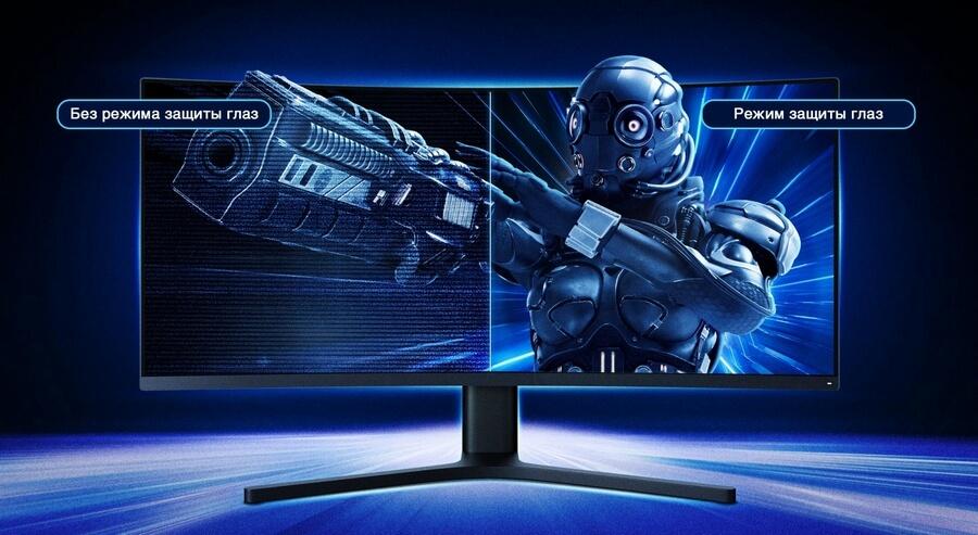 Mi Gaming Monitor 34 Curved оснащен режимом защиты глаз