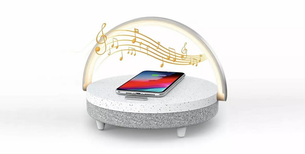 Настольная лампа-колонка Xiaomi Ezvalo Wireless Charging Music Desk Light