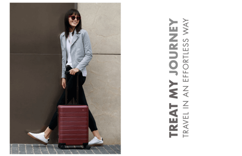 Чемодан Xiaomi NinetyGo Manhattan Frame Luggage-Zipper