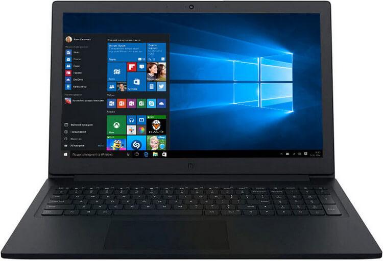 Ноутбук Xiaomi Mi Lite работает на базе операционной системы Windows 10