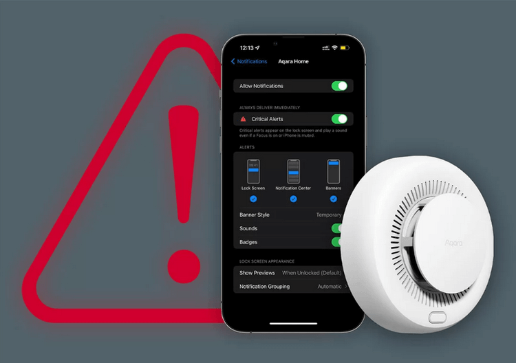 Датчик дыма Xiaomi Aqara Smart Smoke Detector