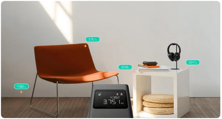 Лазерный дальномер Xiaomi Smart Laser Measure (MJJGCJYD001QW)