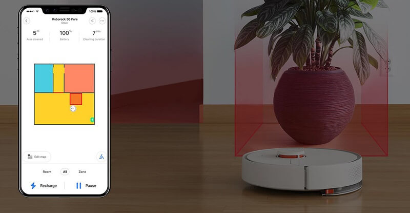 Робот-пылесос Xiaomi Roborock S6 Pure