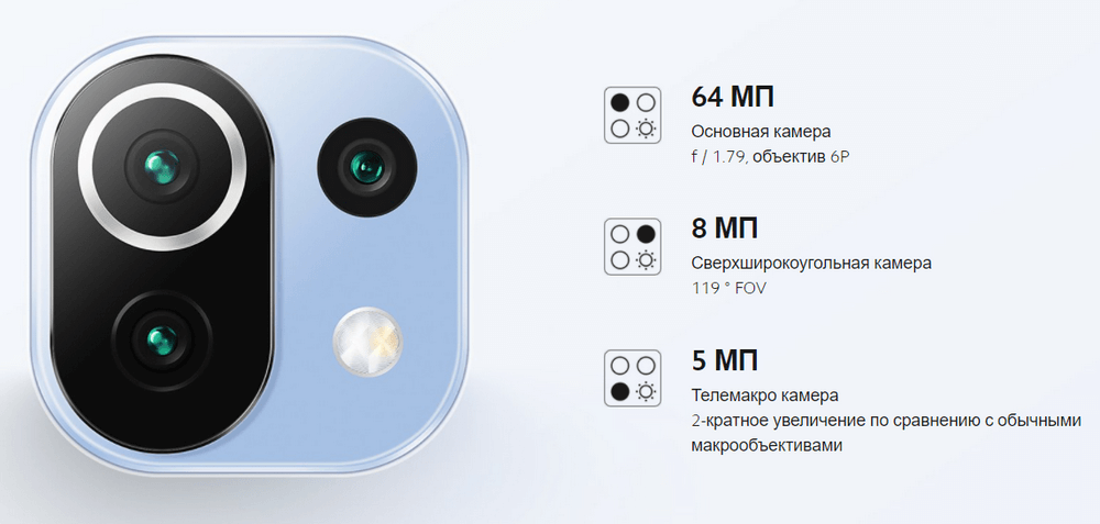 Смартфон Xiaomi Mi 11 Lite