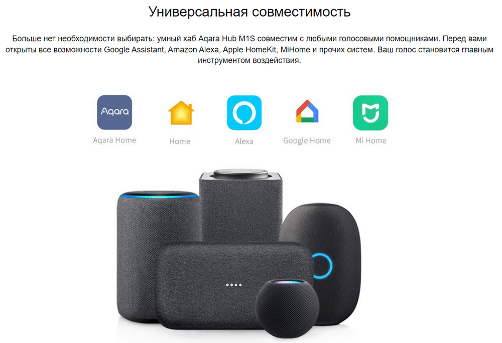 Шлюз Xiaomi Aqara Hub M1S