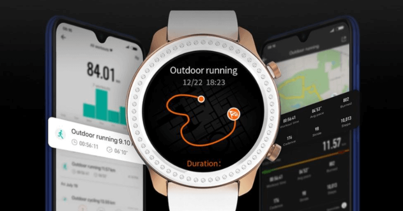 Умные часы Xiaomi Amazfit GTR 42mm White Glitter Edition