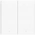 Фото Выключатель Xiaomi Aqara Smart Wall Switch H1 Double Rocker White (WS-EUK02)