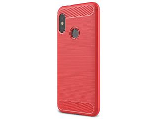 Чехол Yotrix Rugged Armor для Xiaomi Redmi 6 pro (красный. гелевый)
