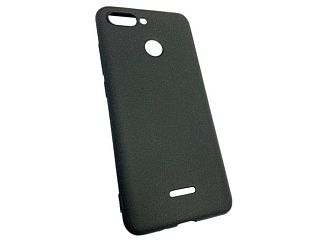 Чехол Yotrix SoftVelvet для Xiaomi Redmi 6 (черный. гелевый)
