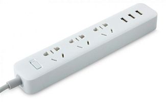 Удлинитель Mi Power Strip 3 розетки и 3 USB порта White