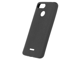 Чехол Yotrix LiquidSilicone для Xiaomi Redmi 6 (черный. гелевый)