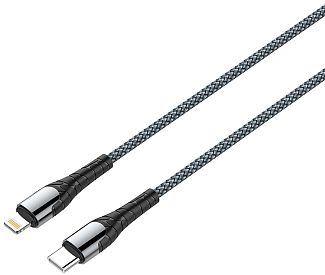 Кабель LDNIO LC111 Fast Charge 30W Type-C/Lightning Grey 1.0 m (90840)