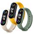 Фото Ремешки для браслета Xiaomi Mi Band 6 Strap (Yellow/Ivory/Olive)