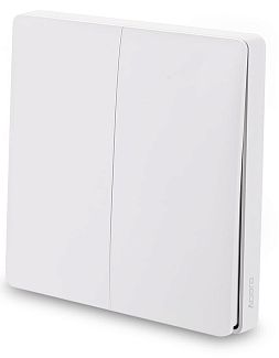 Беспроводной выключатель двойной Aqara Wireless Remote Switch (WXKG02LM)