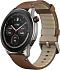 Картинка Умные часы Xiaomi Amazfit GTR 4 Brown Leather (A2166)