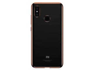 Чехол Yotrix GlitterSoft для Xiaomi Mi 8 (золотистый. гелевый)