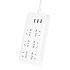 Фотография Удлинитель Mi Power Strip 6 розеток и 3 USB порта White