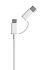 Картинка Кабель Xiaomi Mi 2-in-1 USB (Micro USB to Type C) 100cm
