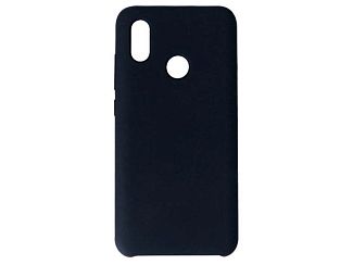 Чехол Yotrix LiquidSilicone для Xiaomi Mi 8 (черный. гелевый)