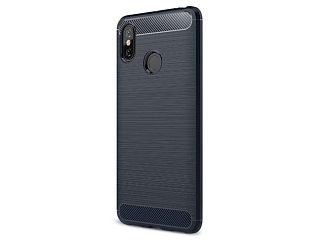 Чехол Yotrix Rugged Armor для Xiaomi Mi Max 3 (синий. гелевый)
